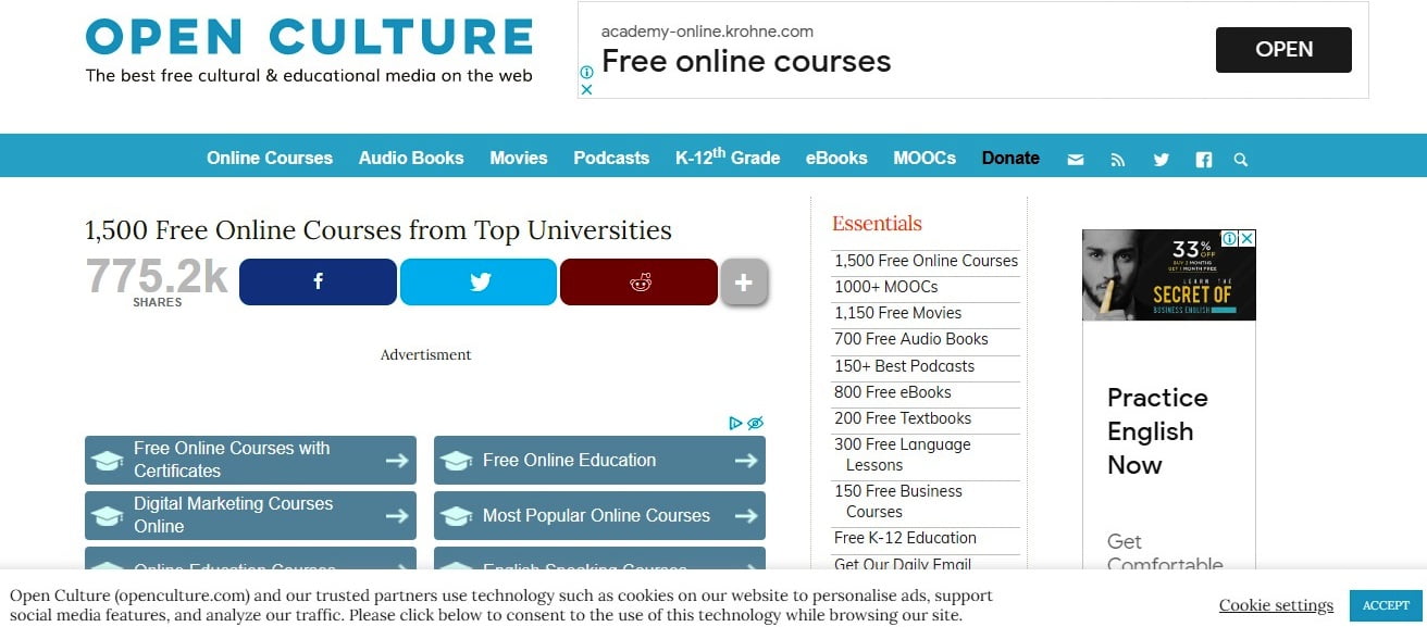 Massive Open Online Courses (MOOCs)