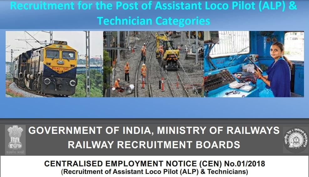 Recruitment Process For Technicians & Alps By RRB In Indian Railways