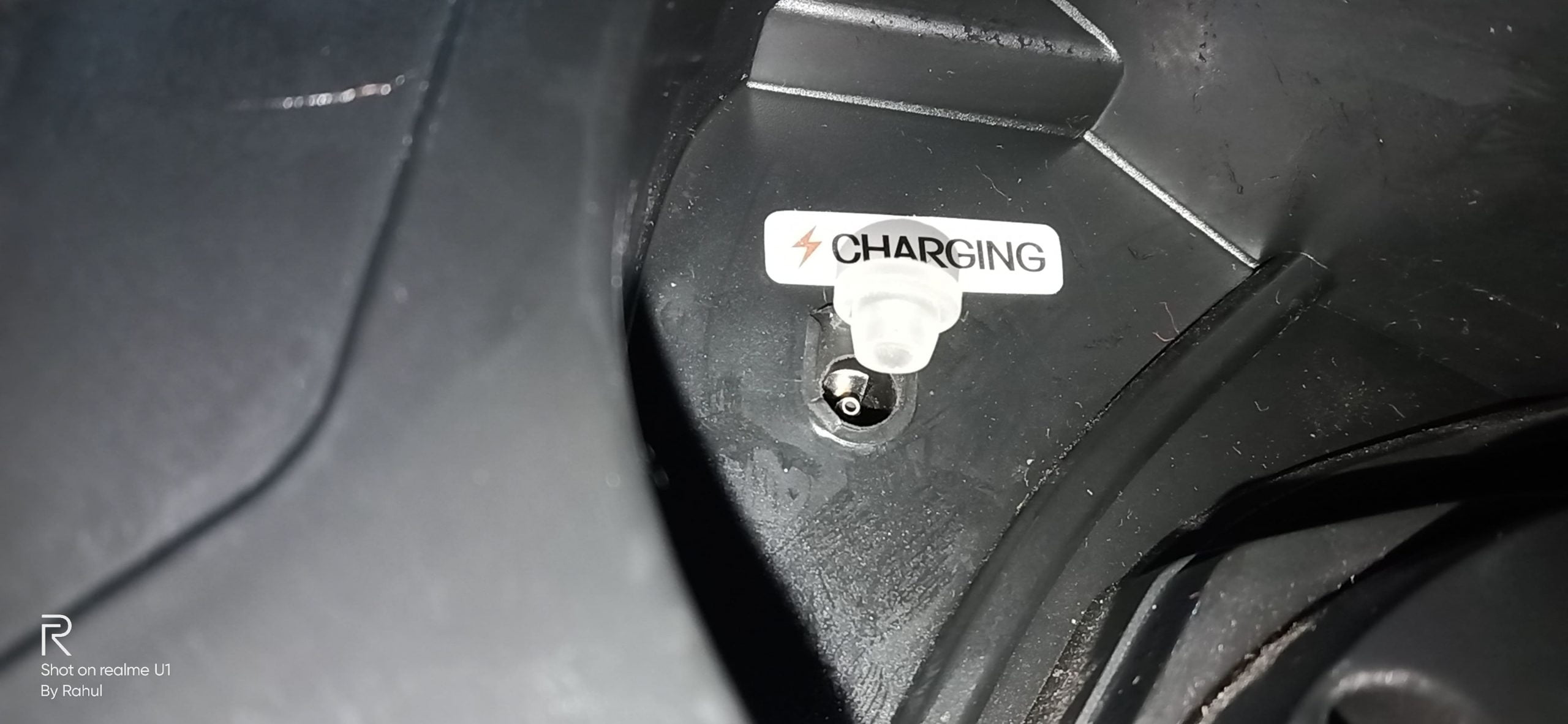 Charging point of electrical bike