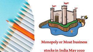 MONOPOLY OR MOAT BUSINESS STOCKS IN INDIA MAY 2022